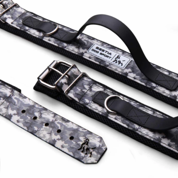 Hundesport Halsband mit Griff in div. Farben