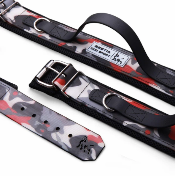 Hundesport Halsband mit Griff in div. Farben