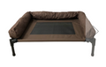 Hundebett Erhöht Lounge Braun Stosskante L 92x71cm