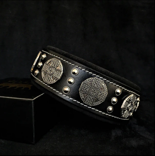 "Maximus" Halsband 5cm Breit in div. Farben