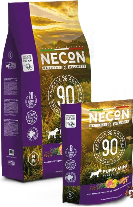 Necon Natural Wellness Dog für Welpen mit Truthahn und Reis