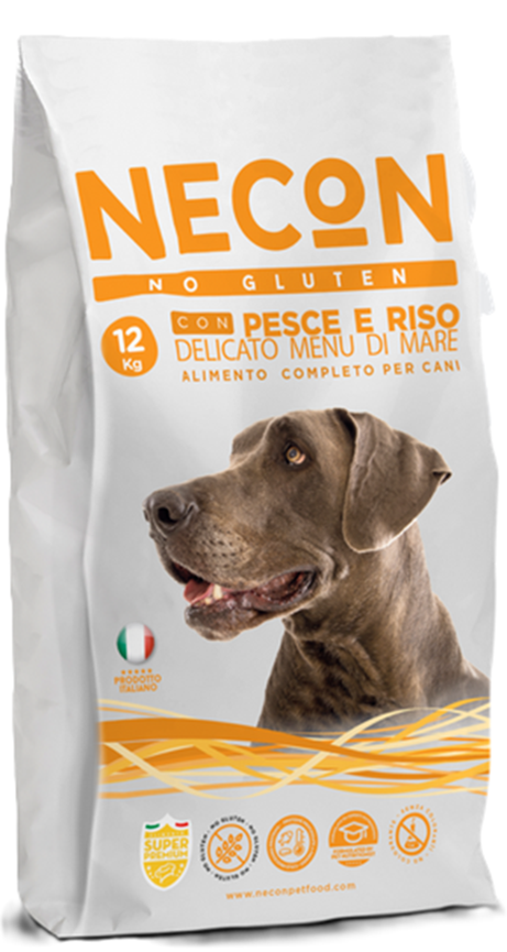Necon No Gluten  Meeresfrüchte-Menü mit Fisch und Reis