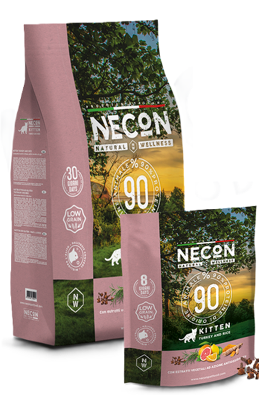 Necon Natural Wellness Cat Kitten Truthahn und Reis