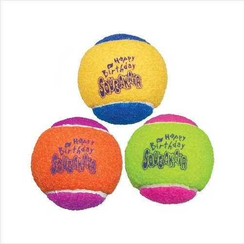 KONG SqueakAir Birthday Ball Gr.M 3er Set