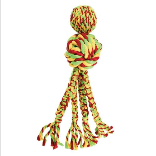 KONG Wubba Weaves w/Rope Assorted Gr.S