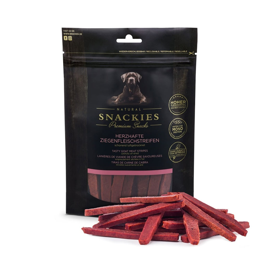Herzhafte Ziegenfleischstreifen 170g
