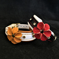 "Blumen" Halsband in div. Farben