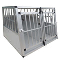 Transportbox Doppelt mit Partition-Aluminium MDF 104x90x69cm