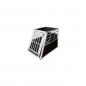 Preview: Hundetransportbox - Aluminium - MDF - Schwarz - 92 x 65 x 69 cm