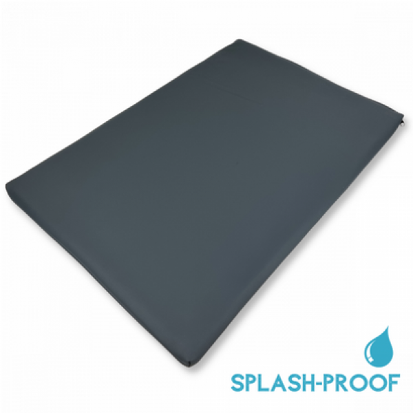 Topmast Hundekäfig Hundebett Kunstleder Anthrazit-90x60cm